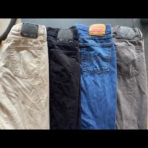 Levi’s 514 32x30 lot of 4 jeans/pants